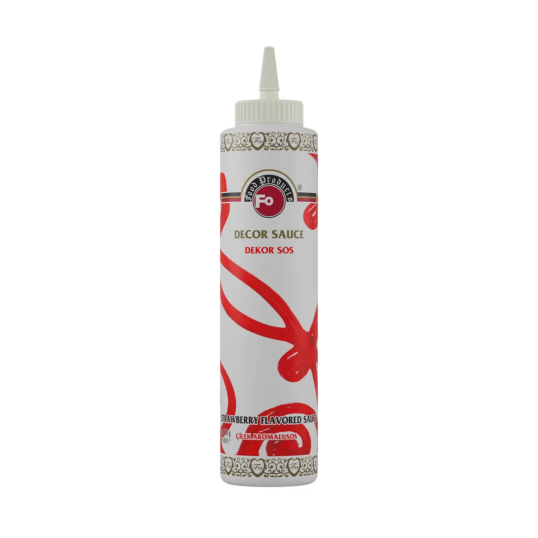 FO Strawberry Flavored Decorative Sauce 750 g