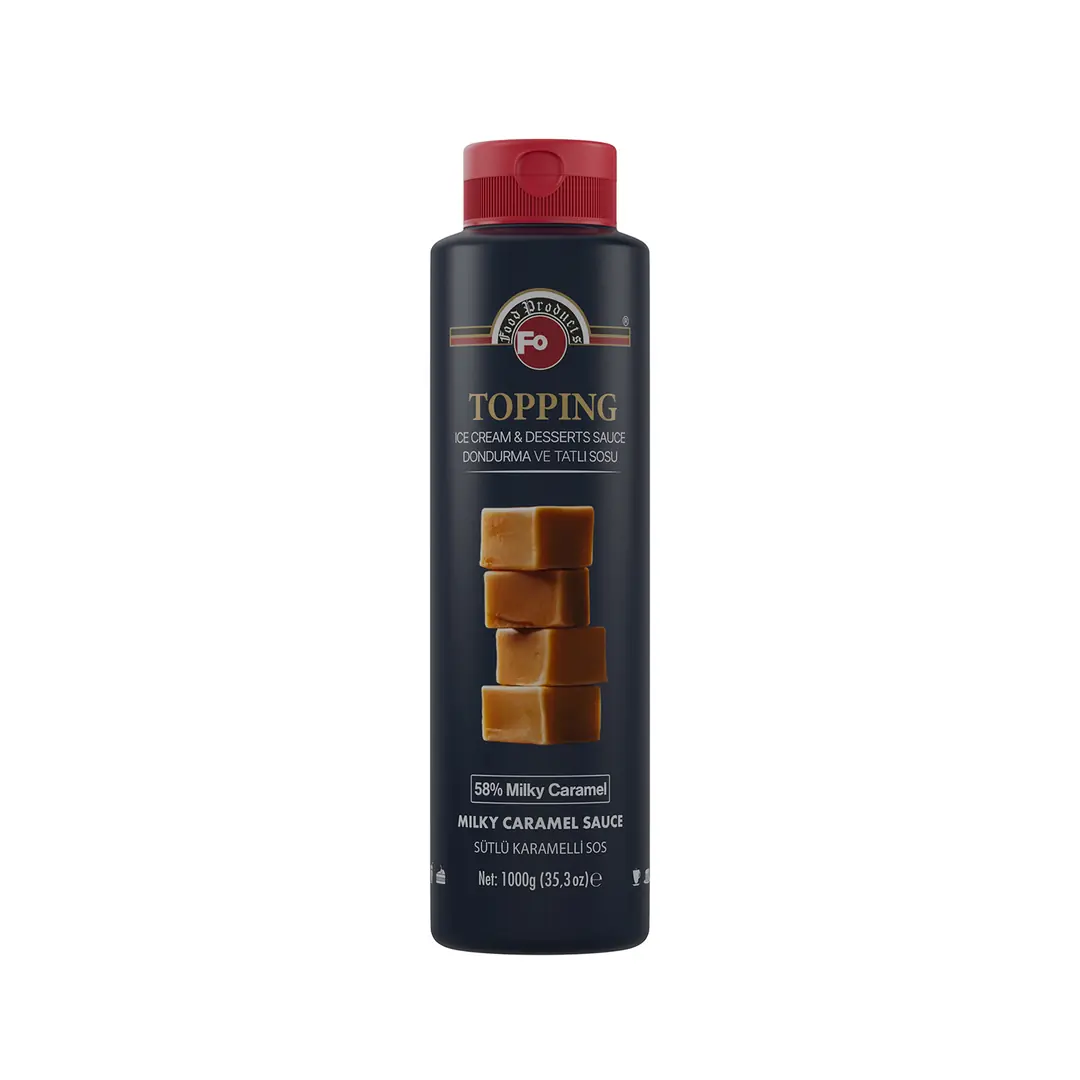 FO ICE CREAM SAUCE WITH MILK CARAMEL 1KG